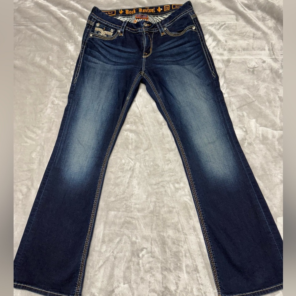 Rock Revival Women's “Betty” Dark Wash Boot Cut Jeans